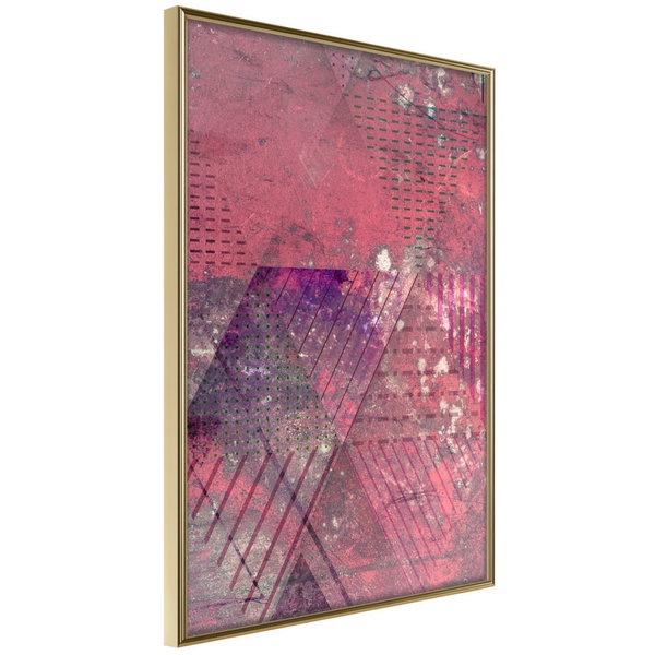 Poster 'Pink Patchwork III'