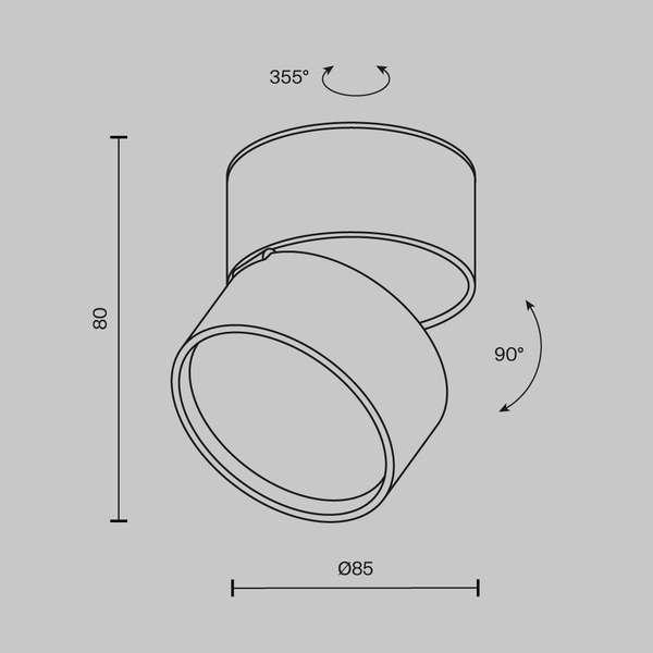 Ceiling Light 'Onda 11'