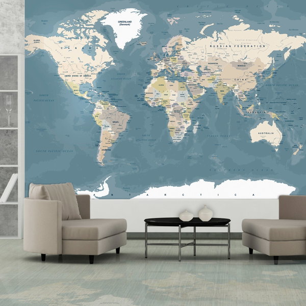 Self-adhesive wallpaper 'Faded Earth'