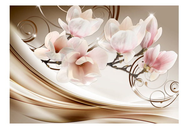 Tapete 'Waves of Magnolia'