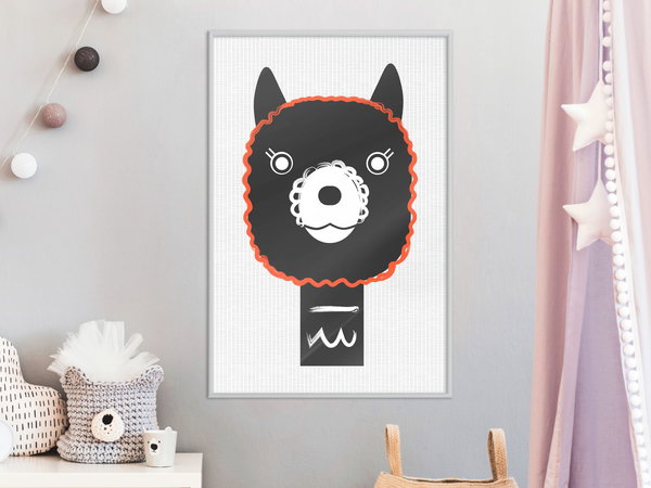 Poster 'Decorative Alpaca'