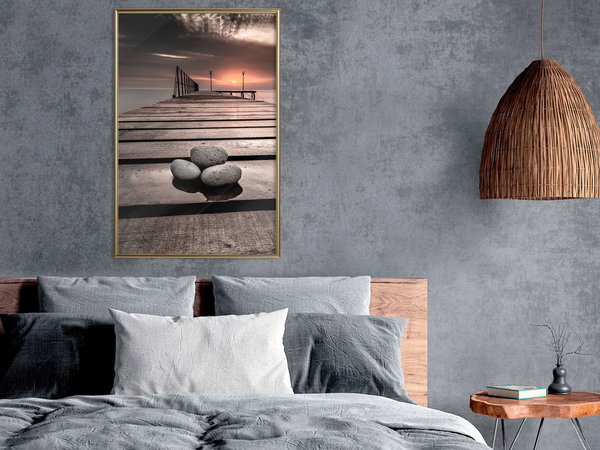 Poster 'Stones on the Pier'