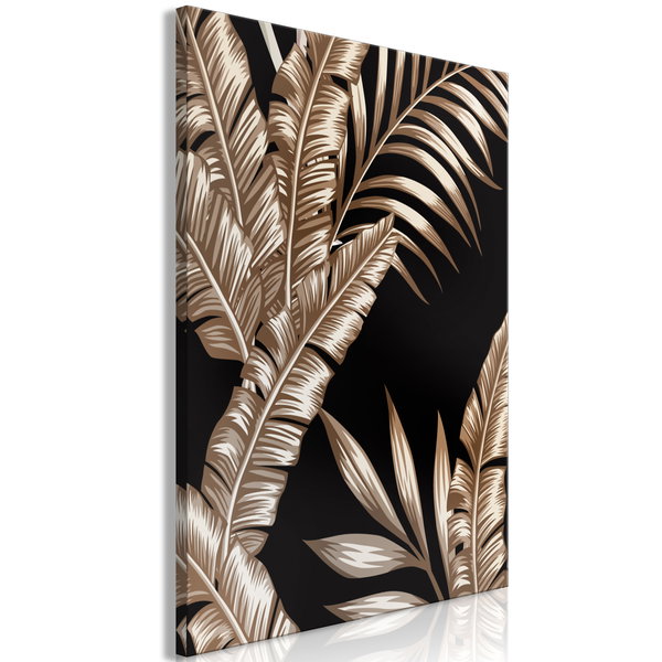 Art print on canvas 'Golden Island Vertical'