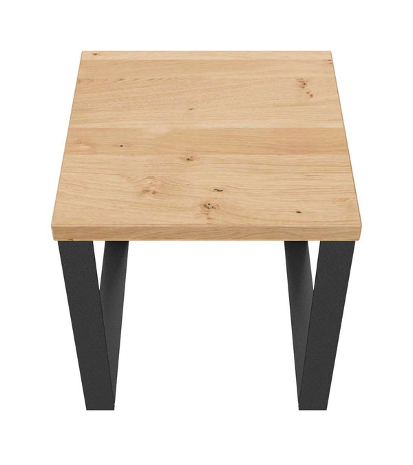 Combinatie van warm hout en koel staal