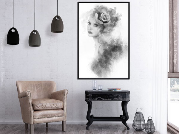 Poster 'Watercolor Portrait'