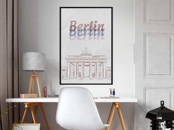 Poster 'Pastel Berlin'