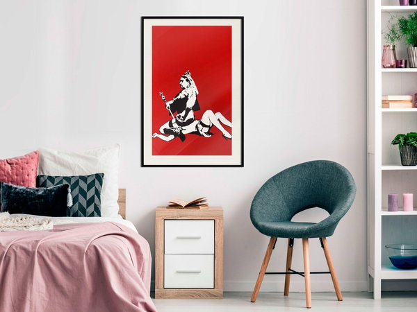 Poster 'Banksy: Queen Victoria'