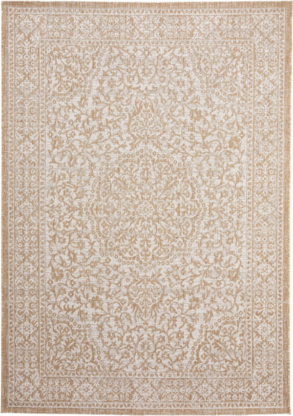 Design rug 'Cleo Cream/Beige' 31x59inches