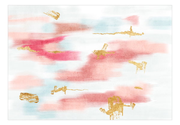 Selbstklebende Tapete 'Golden Reflections in the Sky'