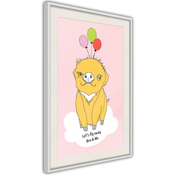 Poster 'Soaring Pig'