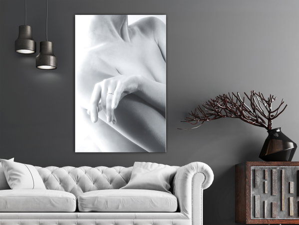 Kunstdruk op canvas 'Feminine Delicacy Vertical'