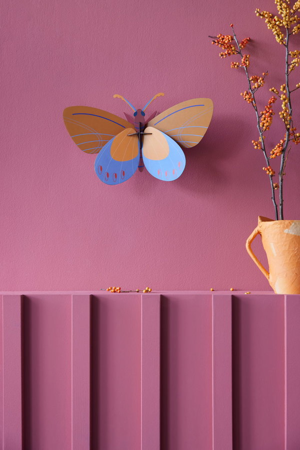 Wanddeko Papier 'Azur-Monarch'