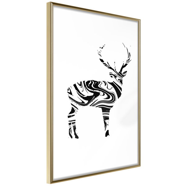Poster 'Marble Stag'
