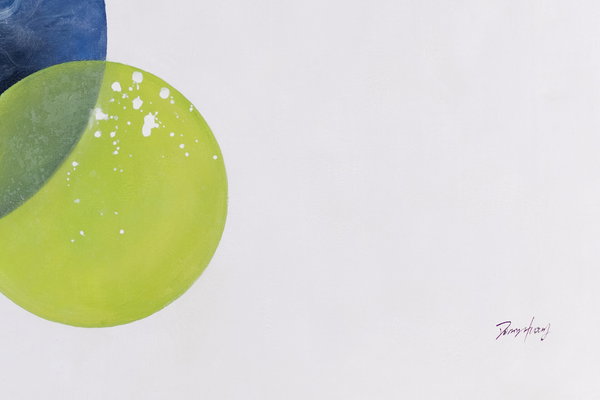 Großzügig aufgetragene Farben