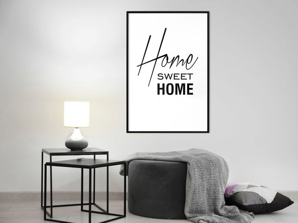 Poster 'Black and White: Home Sweet Home'