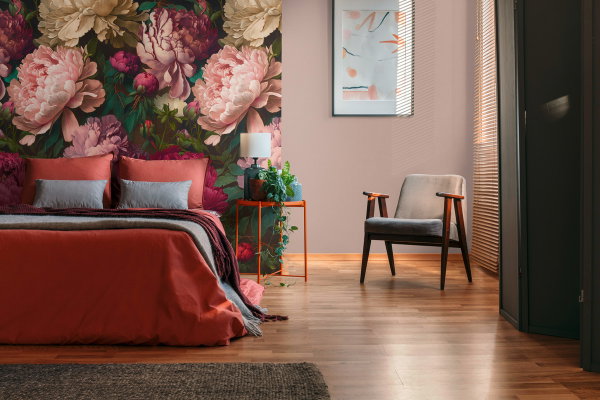 Wallpaper 'Floral Splendor' 63x110inches