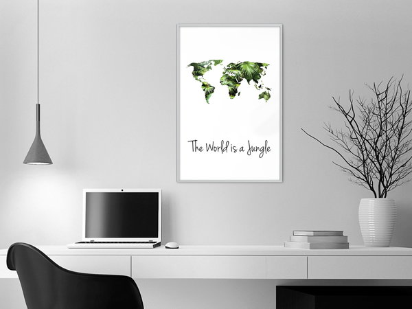 Poster 'We Live in a Jungle'
