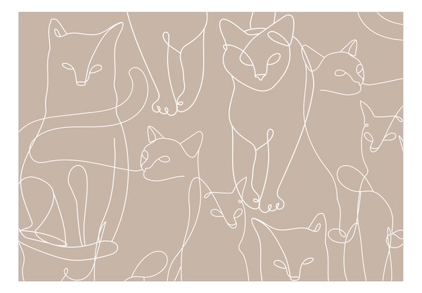 Tapete 'Cat Habits - Third Variant'