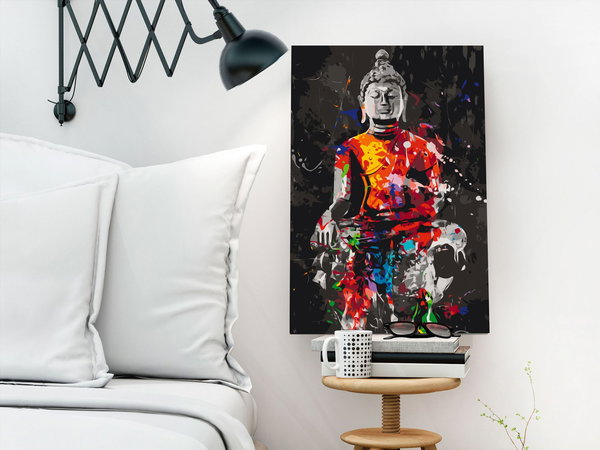 Malen nach Zahlen für Erwachsene 'Buddha in Colours'