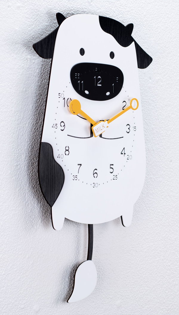 Minimalistische Wanduhr