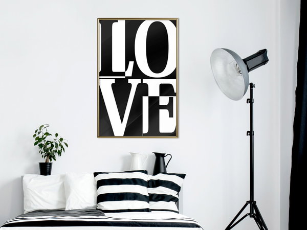 Poster 'Black and White Love'