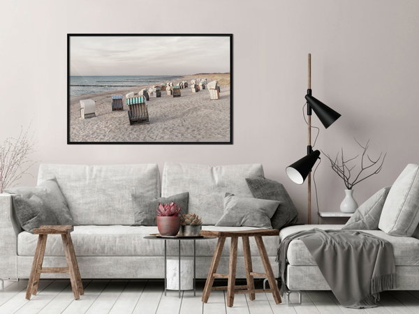Poster 'Baltic Beach Chairs'
