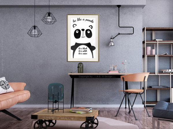 Poster 'Be Like a Panda'