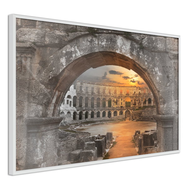 Poster 'Sunset in the Ancient City'