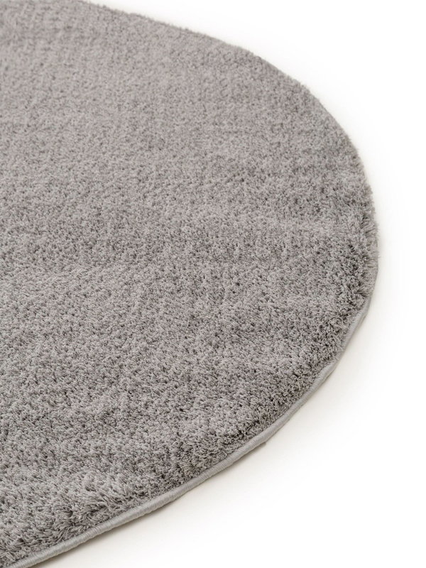 Design Hochflorteppich Soda Grau