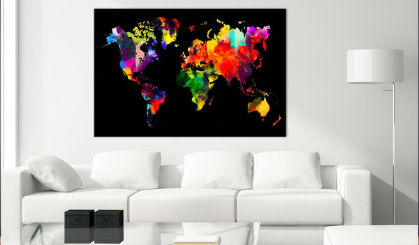 Art print on canvas 'Children of the World Wide'