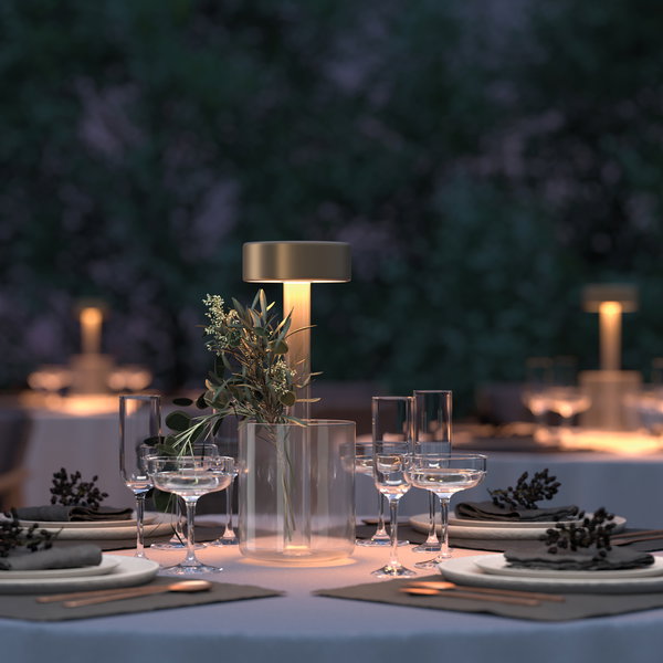 Tischlampe 'Clearlight Pillar'
