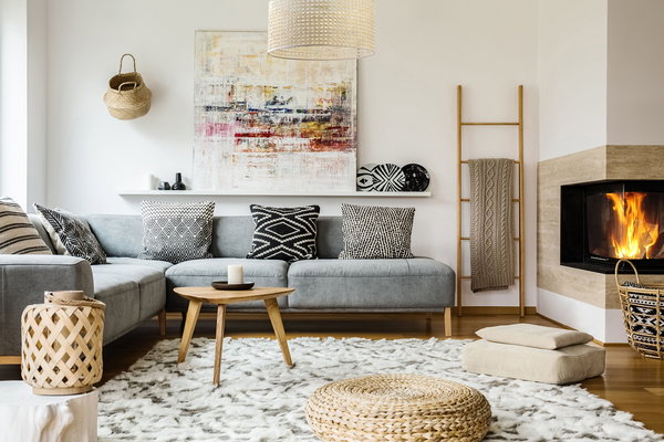 Pendelleuchte 'Rattan Lacey Superb 1'