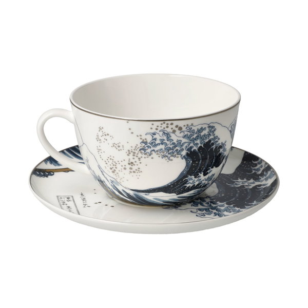 Goebel Tasse mit Untertasse 'Die Welle'