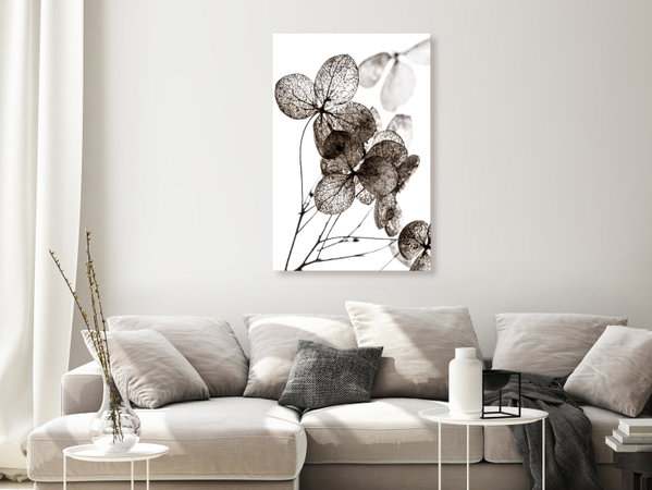 Art print on canvas 'Transparent Clover Vertical'