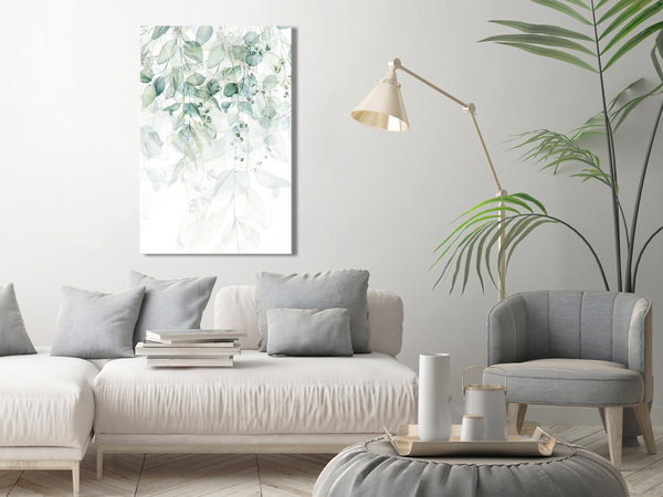 Kunstdruck auf Leinwand 'Gentle Touch of Nature Vertical'