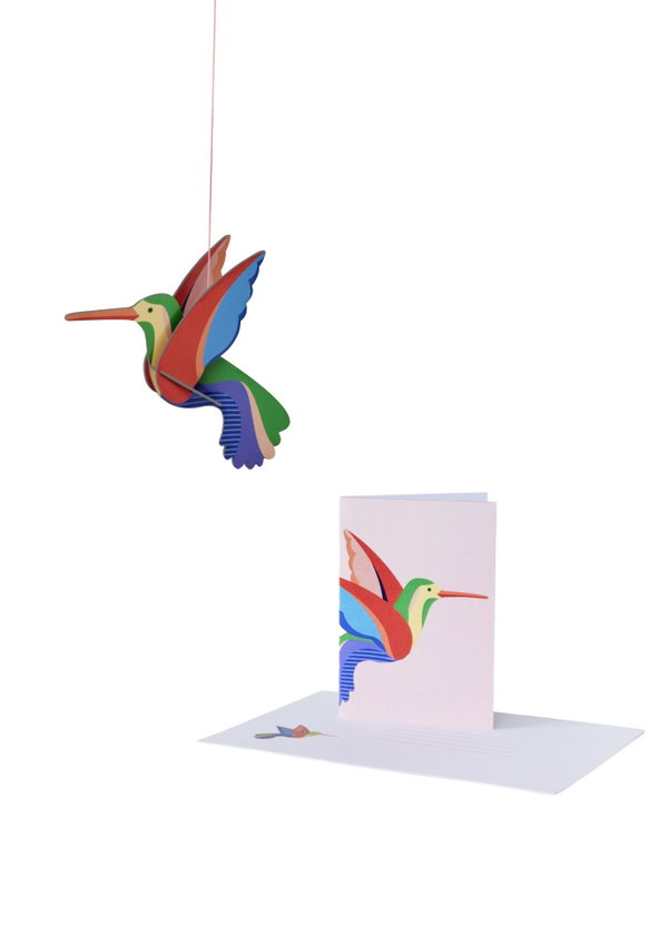 Lógó dekoráció 'Colorful Hummingbird'
