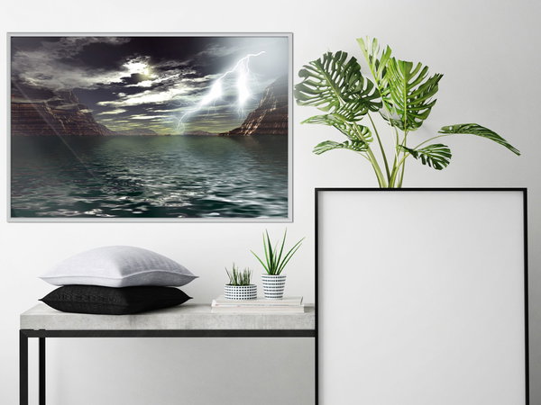 Poster 'Storm on the Lake'