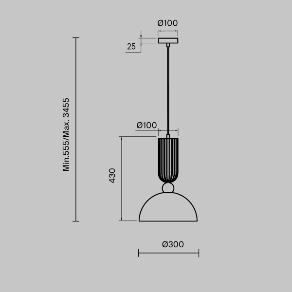 Hanglamp 'Antic 7'