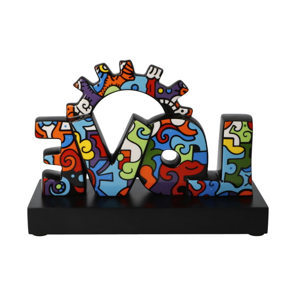 Porzellan Figur 'Evolution of Love 2' von Billy the Artist 0,85x15x22cm