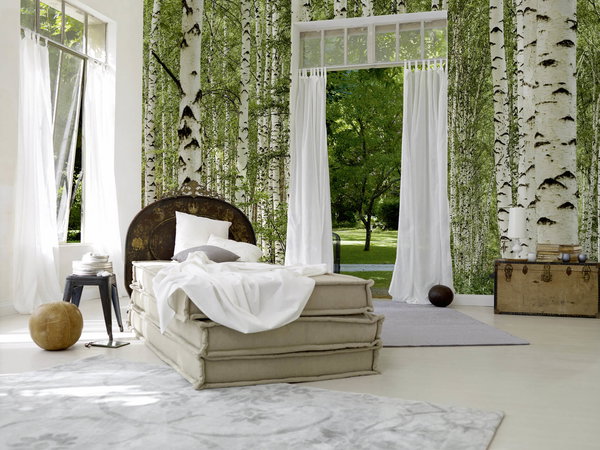 Tapete 'Birkwood' 400x270cm