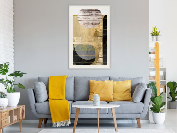 Poster 'Sunny Living Room'