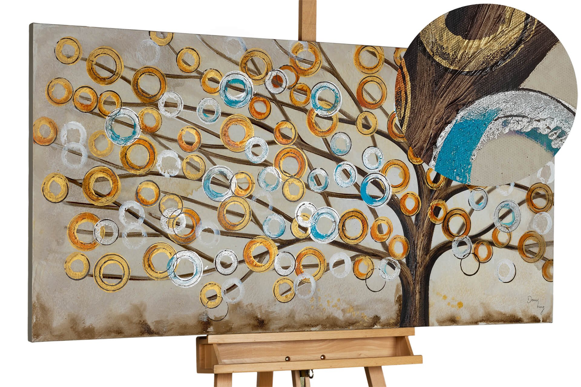 Edles Lebensbaum Acryl Gemälde kaufen | KunstLoft