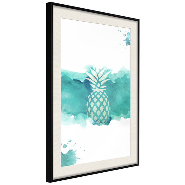 Poster 'Pineapple in Watercolours'