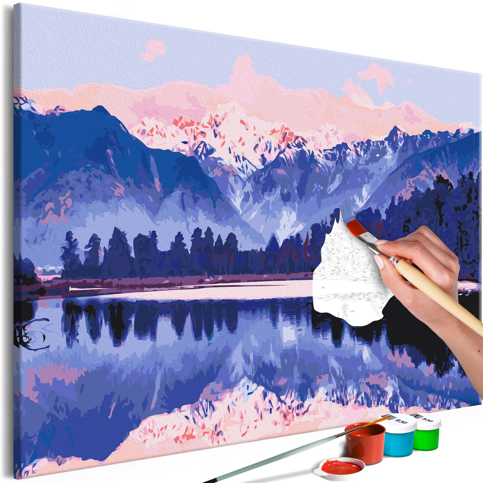 Schilderen op nummer 'Matheson Lake' bestellen | KunstLoft