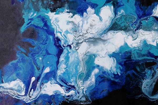 Pintura aplicada con generosidad