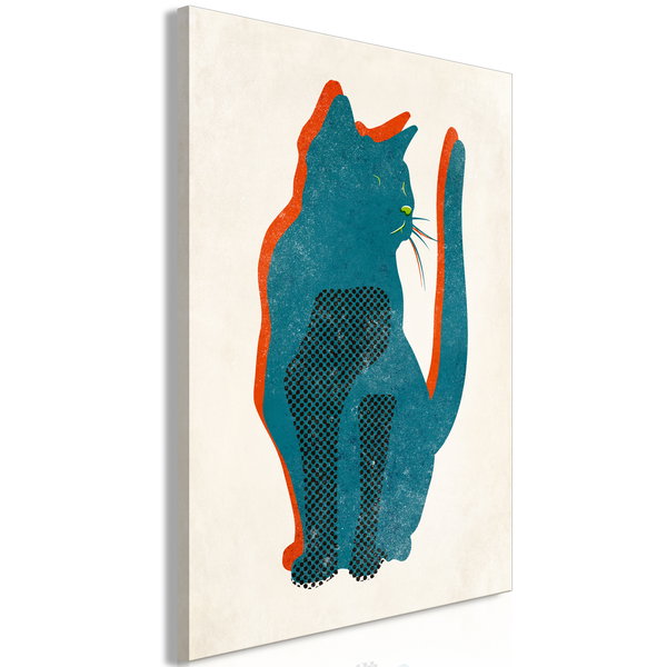 Impression sur toile 'Cat's Moods Vertical'