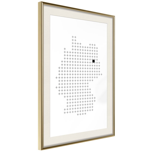 Poster 'Pixel Map of Germany'