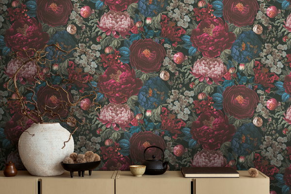 Tapete 'Lush Blooms' 53x1005cm