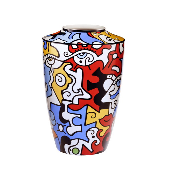 Porzellan Vase 'Pop Art Fusion' von Goebel 27,5x42x27,5cm