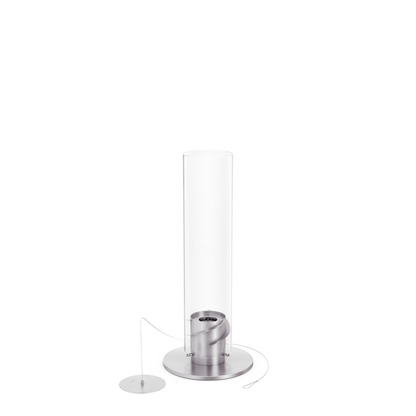 SPIN 900 Tischfeuer silber | Outdoor &amp; Indoor